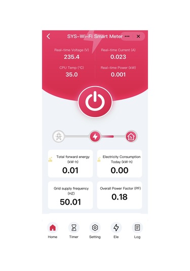 Tongou Ekranlı Akıllı Voltaj Ve Akım Koruma Rölesi - Sıcaklık Wifi Özellikli Çift Kutuplu Monofaz