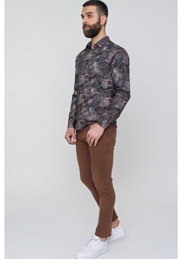 087 Tarçın Jean Pantolon Tarçın