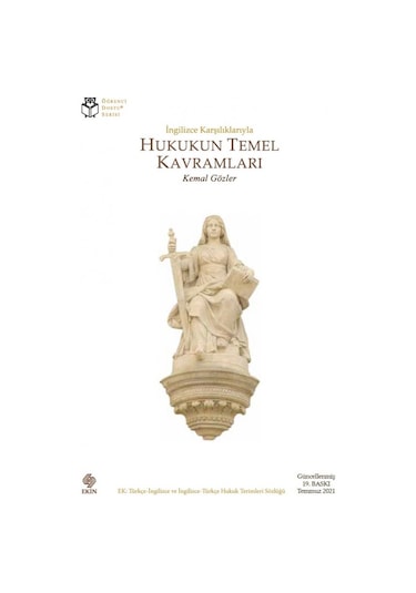 Hukukun Temel Kavramları Kemal Gözler/Kemal Gözler