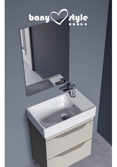 Turkuaz Seramik Cerastyle Sharp Mini 50 x 30 CM Lavabo
