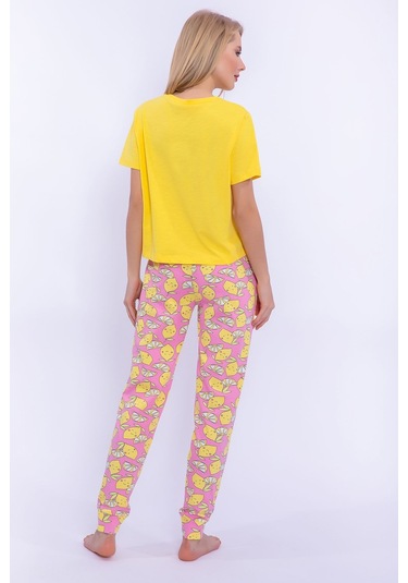 Arnetta Lemons Sarı Kadın Pijama Takımı 5274-28900 Sarı