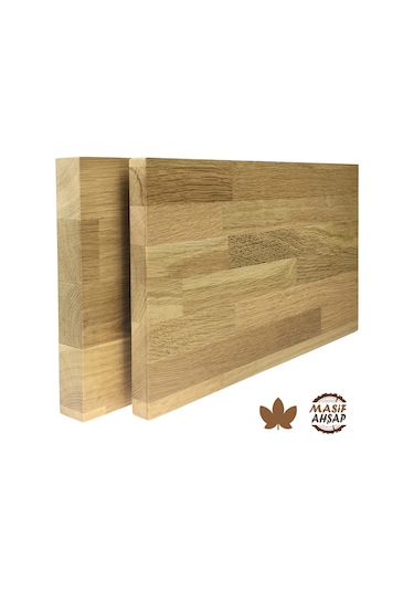 Meşe Ahşap Plaka - 1. Sınıf Masif Panel