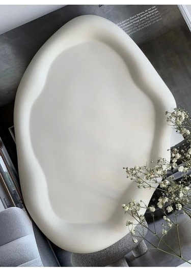 Dekoratif Bulut Tabak, Bulut Tabak, Dekoratif Takı Tabağı, Dekoratif Tabak 24 Cm