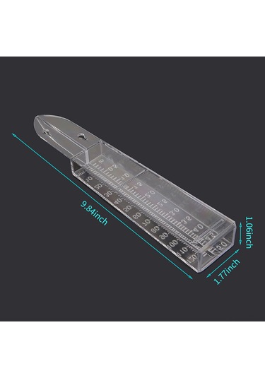 Hangfox Cam Gibi Şeffaf Plastik Yağmur Ölçer - 120mm/5 İnç Ölçekli Bahçe Ve Çiftlik İçin Dayanıklı Yağmur Miktarı Ölçme Aleti
