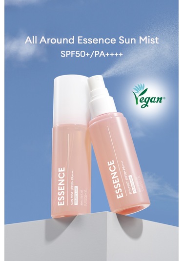 Saç Ve Vücut İçin Nemlendirici Güneş Koruyucu Mist All Around Safe Block Essence Sun Mist Spf50+