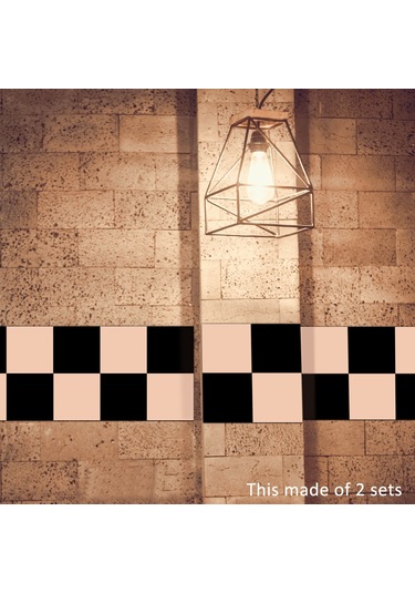 Dianziye Klasik Mavi Mediteren Desenli Pvc Otomatik Yapışkan Duvar Çini Sticker 20x20cm 10 Adet - Kolay Uygulama & Kaldırma, Ev Dekoru İçin Diğer