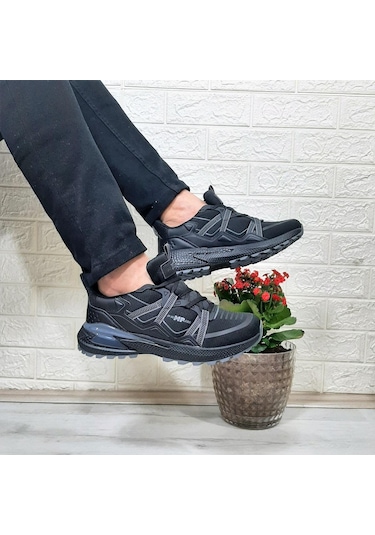 M.p. 1642 Siyah Memoryfoam Rahat Kaydırmaz Spor Ayakkabı Siyah