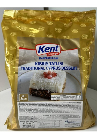 Kent Boringer Kıbrıs Tatlısı 3 KG