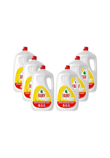 Fairy Sıvı Bulaşık Deterjanı Limon 6 x 2600 ML