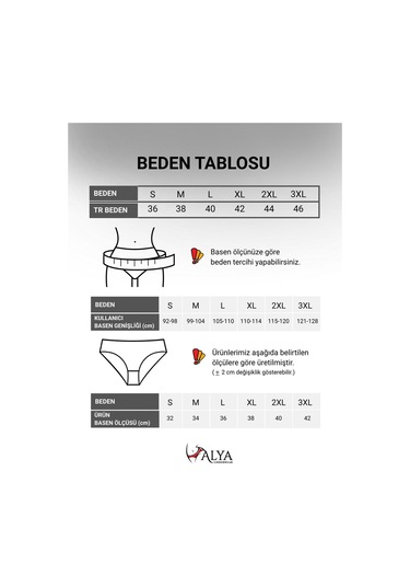 Alya Underwear Kadın Pamuklu Hipster - Slip Külot 5 Farklı Renk 1 Pakette Siyah P13