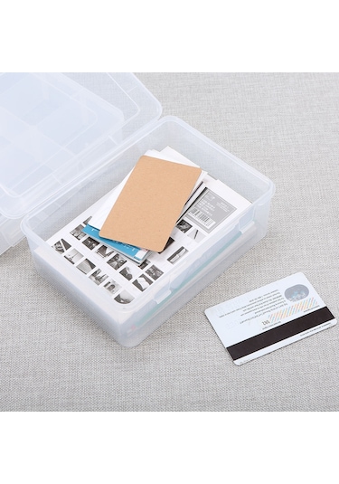 Ximistore9 Pp Malzeme Şeffaf Dikdörtgen Kutusu - Sağlam Kapatma, Toz Koruma, Parça Ve Alet Depolama İçin Kalınlaşmış Kapaklı Kutular Diğer