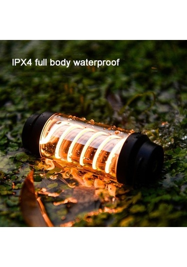 Dancemonkey Şarj Edilebilir Kamp Spiral Fener Su Geçirmez Çadır Lamba 001 Altın