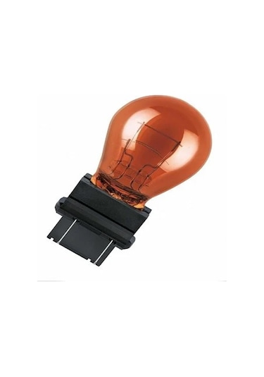 12v Py27/7w Ampul Plastik Soketli Turuncu 10 Adet Ampül