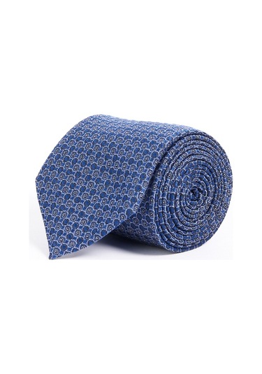 Ac&Co / Altınyıldız Classics Erkek Lacivert Desenli Kravat - Lacivert