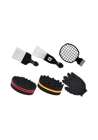 Singree Saç Plait Oluşturucu Aleti Seti: 5 Farklı Taramalı Comb Ağ, Deliksiz, Küçük/ Büyük Delik, K2, K4 + Eldiven Abs Malzeme