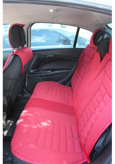 Fiat Egea Hb Lüx Oto Koltuk Minderi Ön Arka 5'li Set 5star Serisi Kırmızı