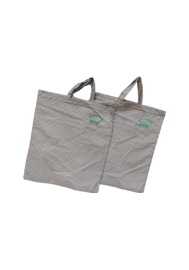 Pazar Çanta Döşemelik Kumaş Kareli Desen El Yapımı 30 kg Taşıma Kapasite 2 Adet