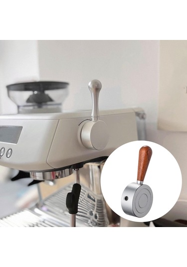 Homyl Espresso Makinesi Buhar Kolu Sağlam Anahtarı Düğmesi Gümüş