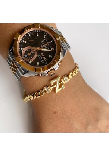 Simurg Jewellery Gümüş Z Harfli Bileklik