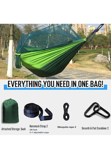 Tcherchı Yeşil Bahçe Salıncakları İçin Hamak Yeşil