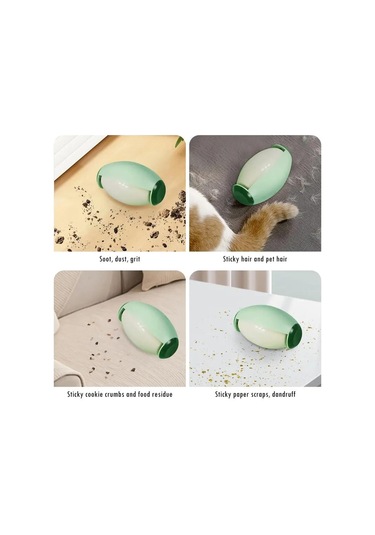 Yüksek Kaliteli Manuel Toz Alma Silindiri - Güçlü Canlılık, Dayanıklı Plastik Saplı, Pil Gerektirmeyen Yeniden Kullanılabilir Ve Yıkanabilir Evcil Hayvan Tüyü Temizleyici Pembe