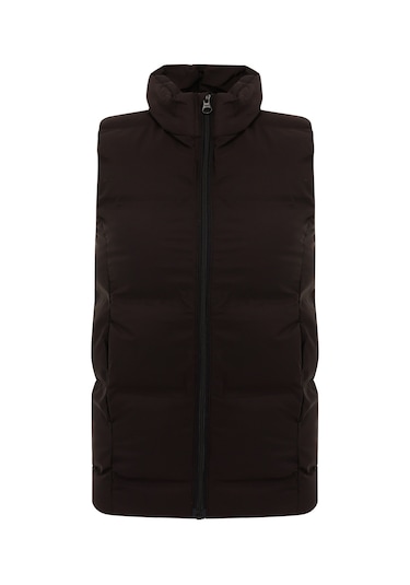 Name It Nmfmellow Long Puffer Siyah Kız Çocuk Yelek 000000000102104919 Siyah