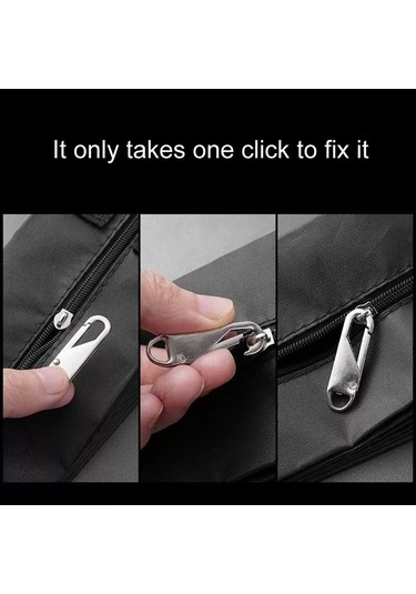 Flybuy 15 Adet Gümüş/altın Çıkarılabilir Zip Kafa, Evrensel Yedek Kafa Aksesuarı, Yüksek Kaliteli Metal, Kolay Montaj, Çamaşır Ve Sweater İçin