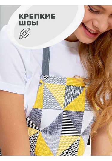 Unison Mutfak Önlüğü 60x70 Pamuk 152369700 Gri