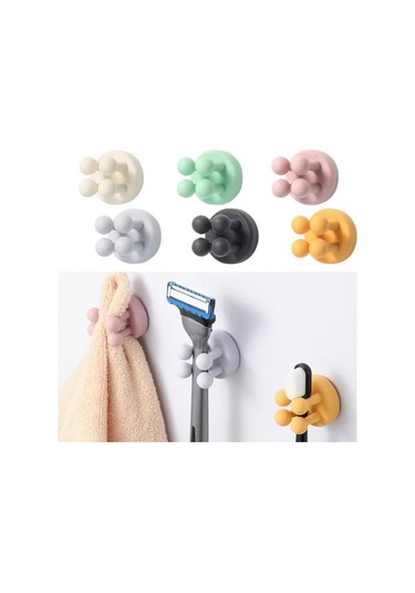 Büro Ev Ofis Düzeni İçin Silikon Yapışkanlı Çok Amaçlı Tutacak Askı Klips Diğer