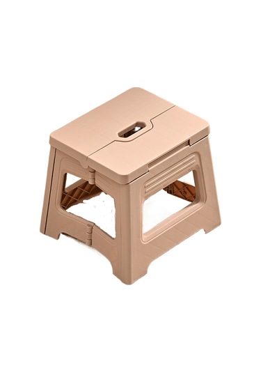 Crosswing Plastik Katlanır Küçük Tabure-pembe Pembe