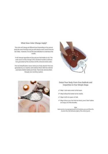 Tongxida Healifeco 2.0 Ev Banyo Detoks Makinesi, Sağlıklı Yaşam İçin Renkli Seçenekler Çok Renkli