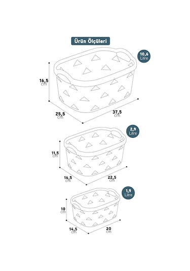 İronika 5li Dekoratif Deri Görünüm Dolap İçi Düzenleyici Saklama Kutusu Mutfak Banyo Organizer Sepet Yeşil Yeşil