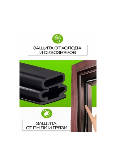 Komfik Kapılar İçin Kendinden Yapışkanlık Isı Yalıtımı Contası 301775658 6 M