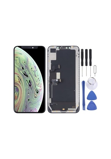 Apple iPhone Uyumlu  Xs Max Lcd Ekran Dokunmatik Siyah Oled Gx