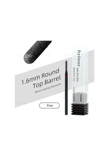 Hytoos Pro Siyah Elmas Tırnak Matkap Uçları Rus Tırnak Eti Ucu Tırnak Matkap Ölü Cilt Tırnak Eti Temizleyici Çivi Ön Tedavi Araçları Gümüş