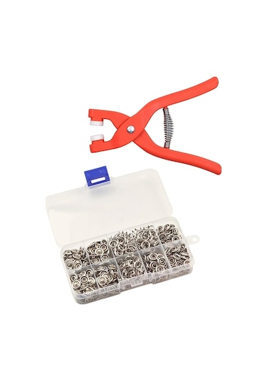 Yclshop 9.5 Mm Çıt Çıt Takma Çakım Makinesi Ve 100 Adet Çıt Çıt