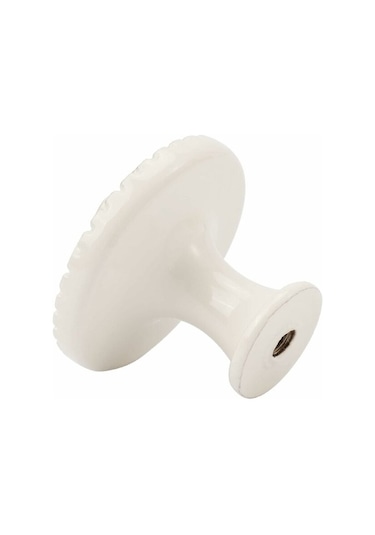 Beyaz Çinko Alaşımından Yapılmış Tek Parça Mantar Şeklindeki Dolap Kapı Kolu