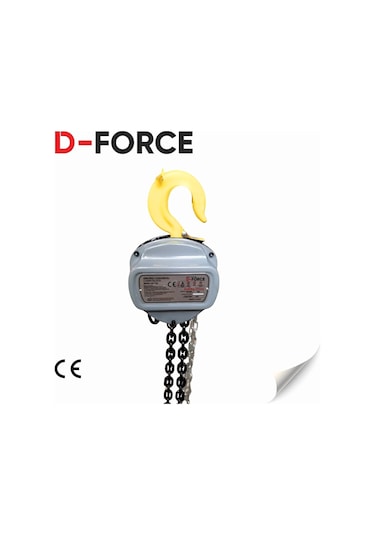 D-force Df-0502 Zincirli Caraskal 1 Ton 5 Metre