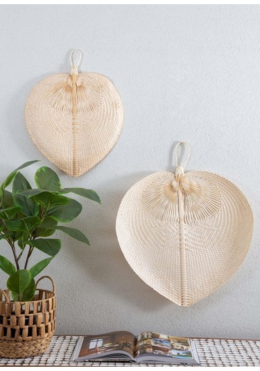 The Mia Dekoratif Bambu Duvar Dekoru 3x48x58 Cm