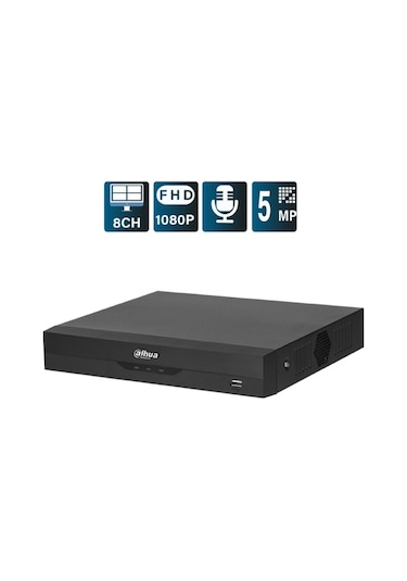 Dahua XVR5108HS-I3 8 Kanal 5 MP HDCVI AHD Kayıt Cihazı