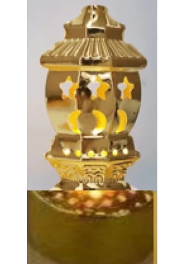 12 Li Ramazan Ayaklı Led Işık Gold Renk Gün Işığı Gün Işığı - Sarı