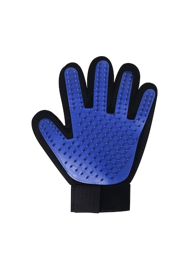 Hangfox Kedi Bakımı Için Mavi Sol Eldiven: Tüy Alma, Temizleme Ve Masaj Fonkisyonu - Kolay Kullanım, Dayanıklı Malzeme