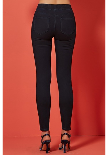 Dar Paça Lacivert Jean Tayt Lacivert