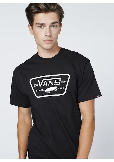 Vans Full Patch Erkek T-shirt Vn000qn8y281 Siyah