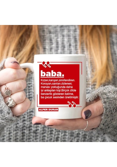 Baba Anlamı Kupa Bardak