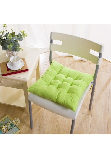 Kare Sandalye Minderi Minderi 40x40cm Av Yeşil