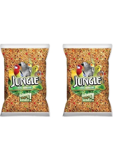 2Adet Jungle 1000gr Muhabbet Kuşu Yemi