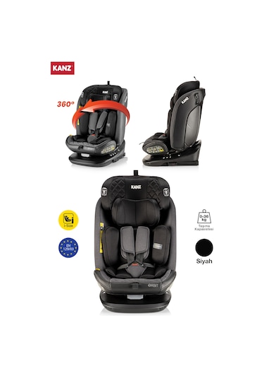 Kanz Orbit I-size Oto Koltuğu Siyah