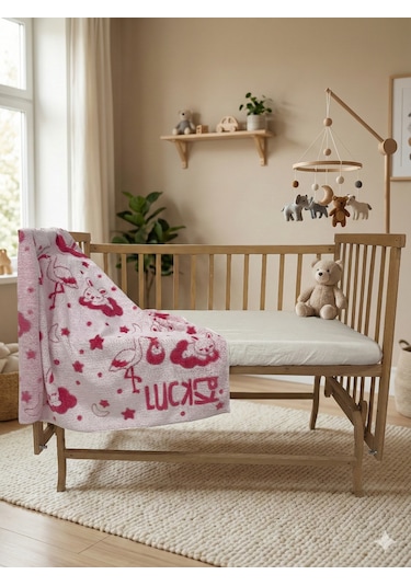 Bunny Peluş Bulut Bebek Battaniyesi - Zt600 Pembe