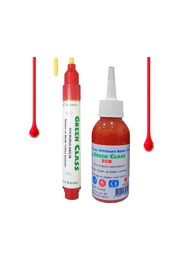Green Class Eco Tahta Kalemi Ve Mürekkep Seti